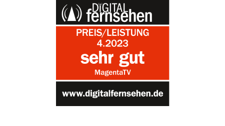 Digital Fernsehen, Sehr gut für Preis/Leistung MagentaTV, April 2023