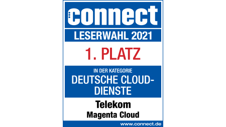 Leserauswahl Connect, Testsieger, Deutsche Cloud Dienste, Telekom