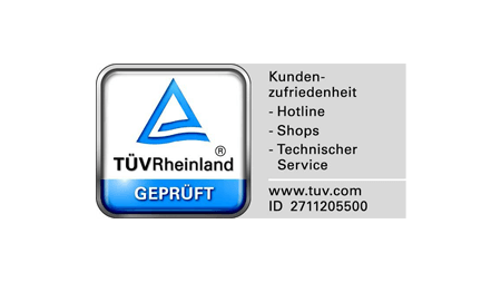 TÜV Rheinland geprüft