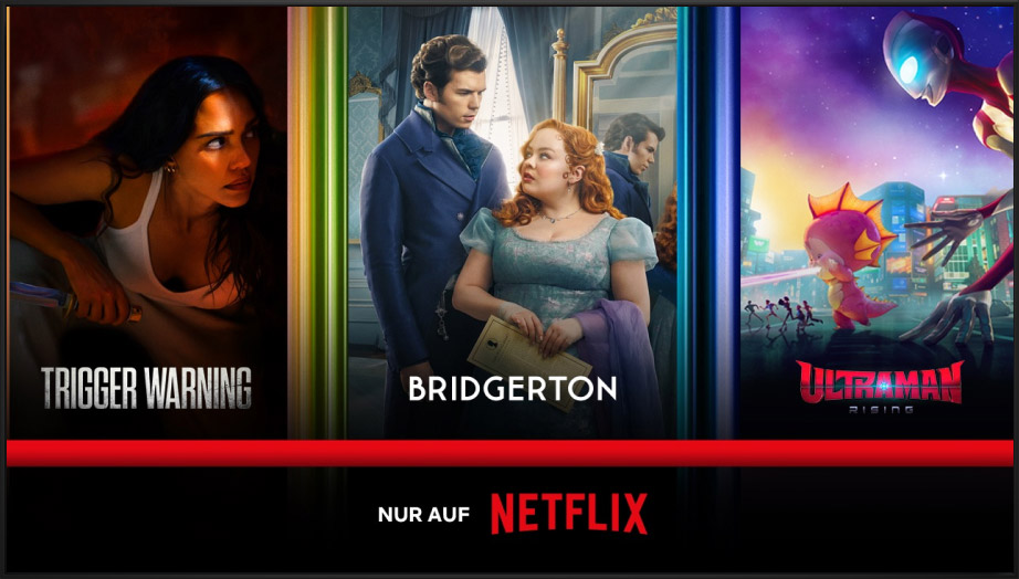 Grafische Darstellung Netflix Tv