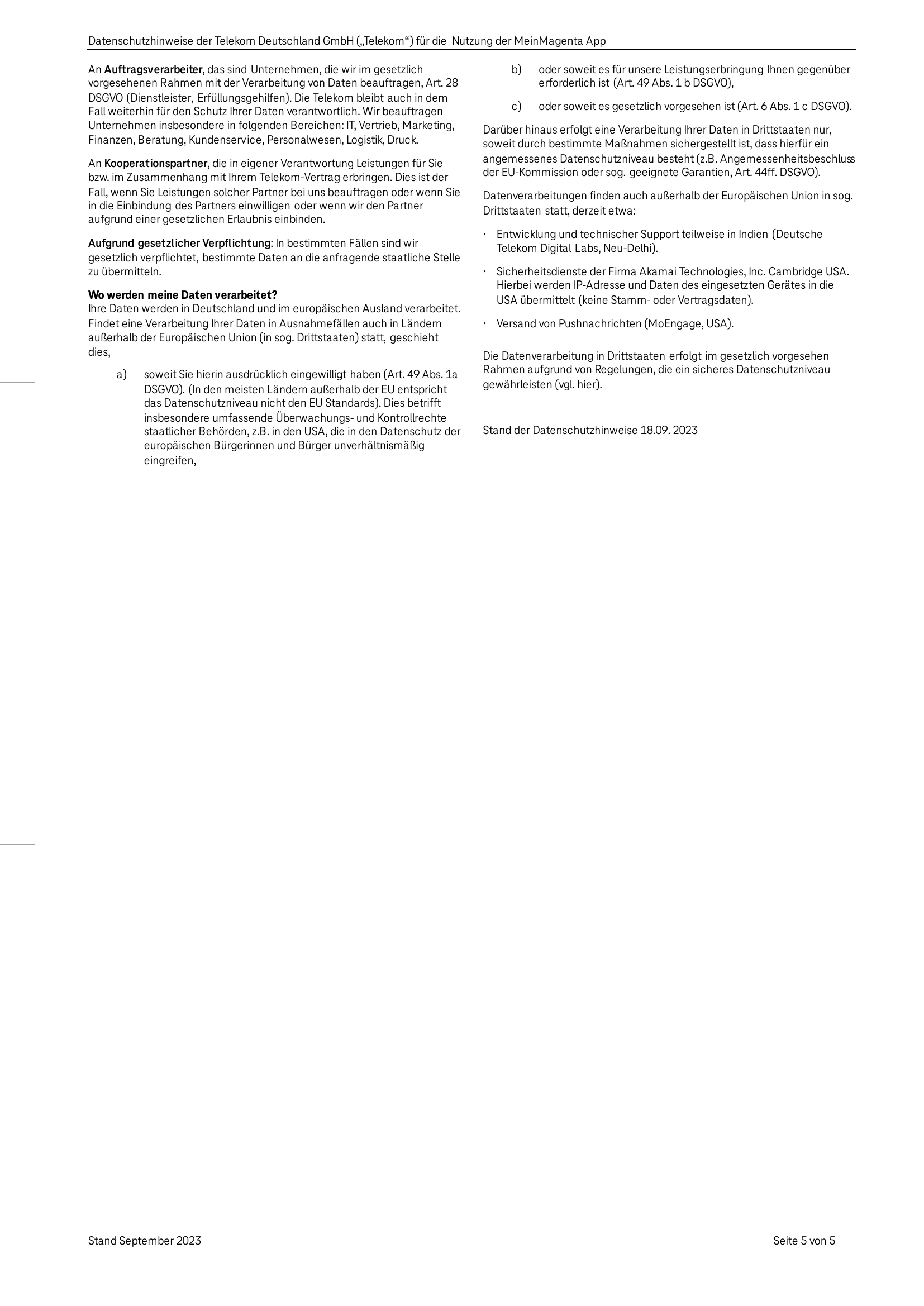 Telekom datenschutzhinweise pdf dokument