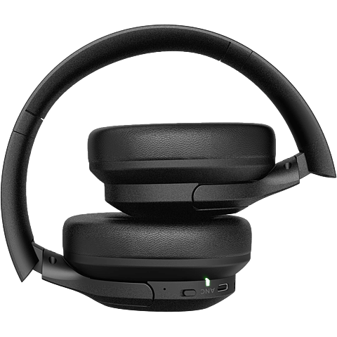 xqisit Over-Ear Bluetooth-Kopfhörer OE750 - schwarz 99934347 seitlich