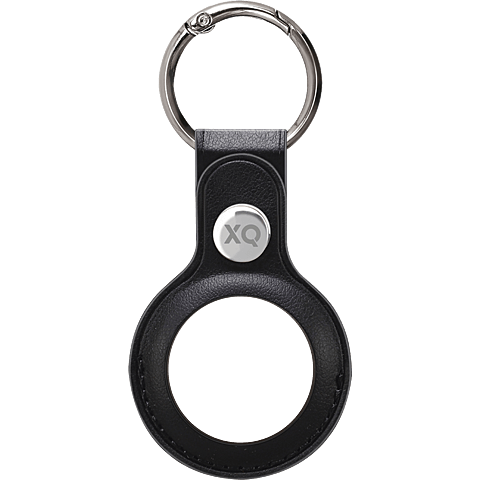 xqisit Apple AirTag Anhänger - schwarz 99934329 vorne
