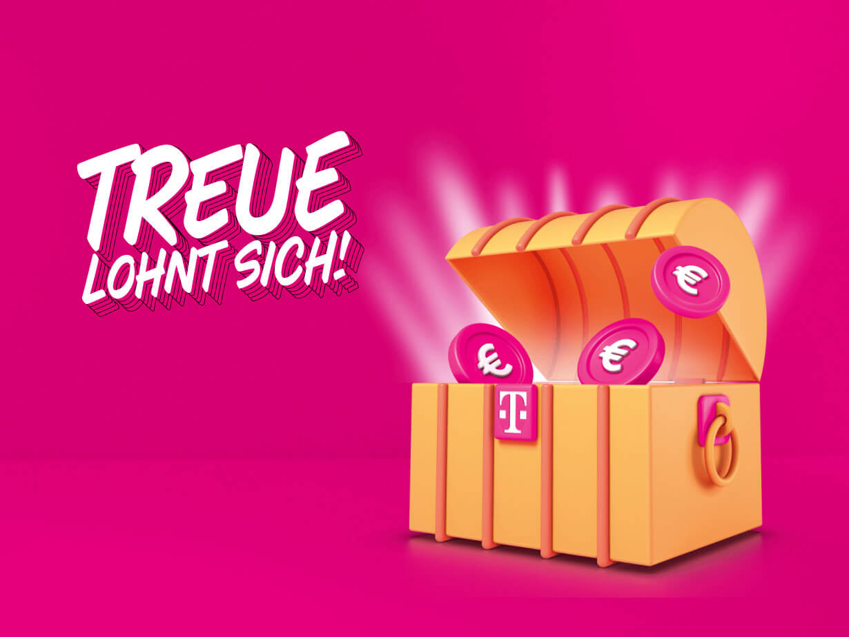 Schatzkiste mit Treuevorteilen exklusiv für Festnetz- und Internetkunden