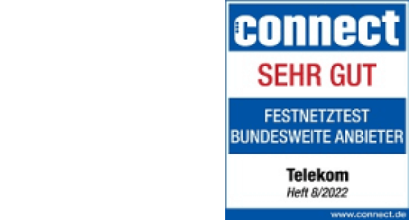 Testsiegel Chip Testsieger Internetanbieten und Sehr gut bei Connect Festnetztest bundesweite Anbieter
