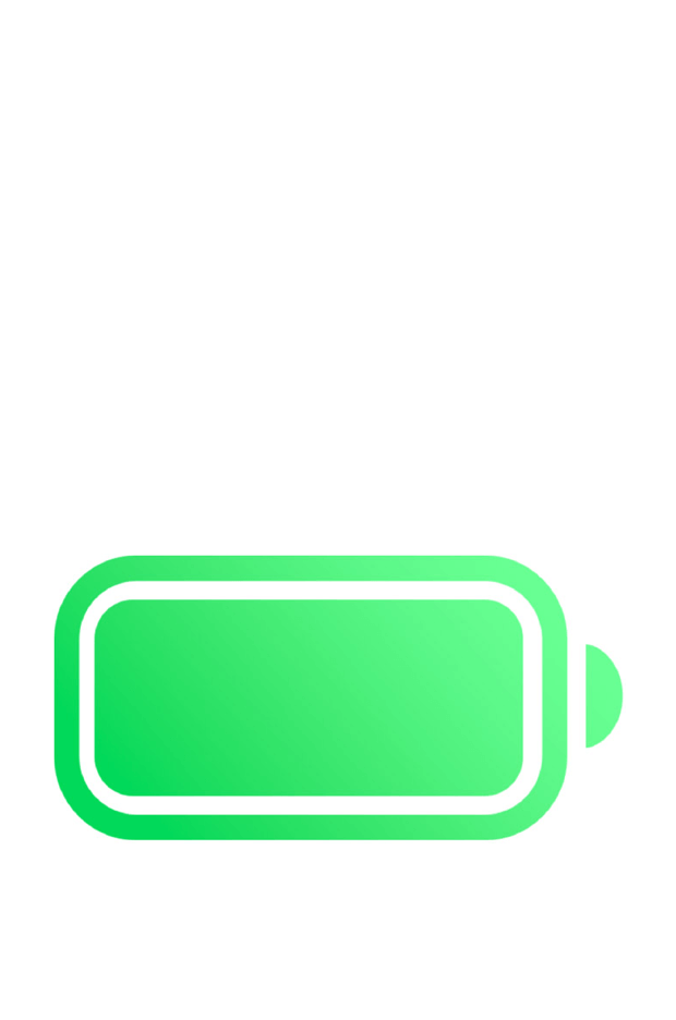 Grüner Batterie Icon