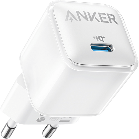 Anker 20W PowerPort 3 Nano Pro Ladegerät - weiß 99934757 vorne