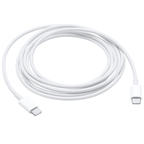 Apple USB-C auf USB-C Kabel (2m) - Weiß 99934761 vorne