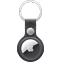 Apple AirTag Feingewebe Schlüsselanhänger - schwarz 99934852 vorne thumb