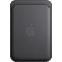 Apple iPhone Feingewebe Wallet mit MagSafe - Schwarz 99934858 vorne thumb