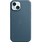 Apple Feingewebe Case iPhone 15 mit MagSafe - Pazifikblau 99934682 vorne thumb