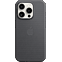 Apple Feingewebe Case iPhone 15 Pro mit MagSafe- Schwarz 99934845 vorne thumb