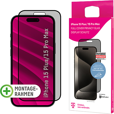 Displex Privacy Display Glas Apple iPhone 15 Plus  - 15 Pro Max  - transparent 99934477 hero