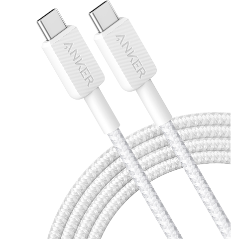Anker USB-C auf USB-C Kabel 90cm - weiß 99934904 vorne
