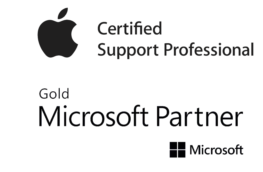 Microsoft Apple Logos