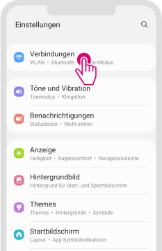 Datenroaming für Android aktivieren - Schritt 1