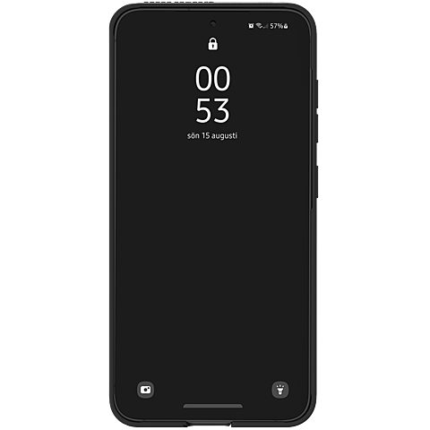 agood PLNTPRTCT Clear Case Samsung Galaxy S24 - Schwarz 99935169 hinten