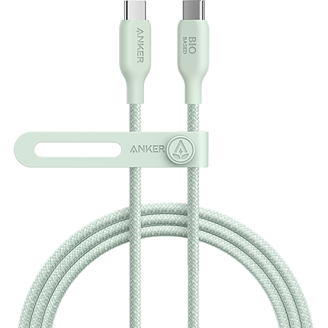 Anker Bio-Based USB-C auf USB-C Kabel 180 cm Grün 99935133 hero