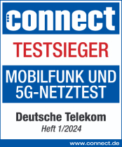 connect - Testsieger - Mobilfunk und 5G-Netztest - Heft 1/2024