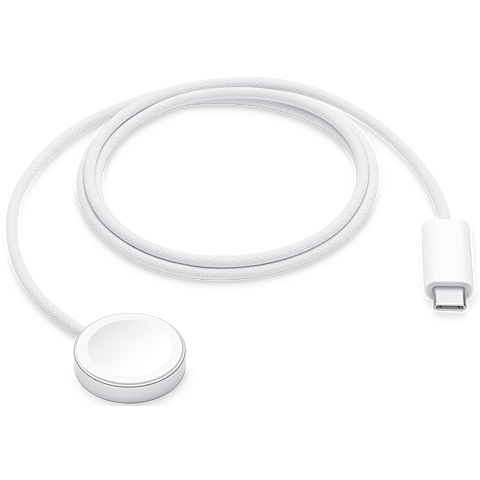 Apple Watch magnetisches USB-C Schnellladegerät (1m) - weiß 99935267 vorne