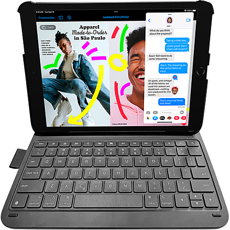 DEQSTER Slim Pro Keyboard Apple iPad 10.2