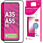 Displex Full Screen Glas Samsung Galaxy A35 / A55 - transparent 99935376 vorne thumb