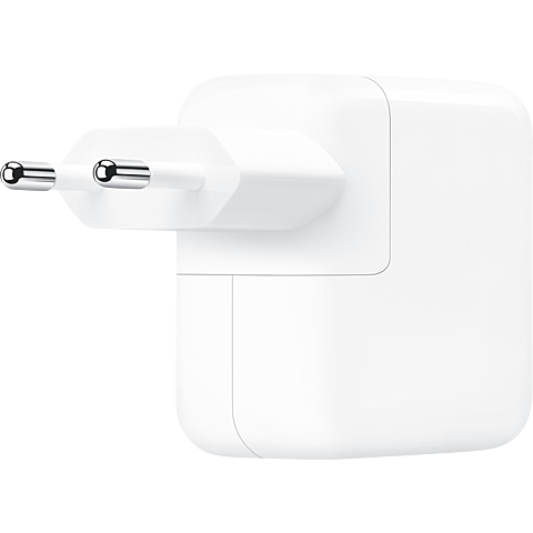 Apple 35W Dual USB-C Power Adapter - weiß 99935392 hinten