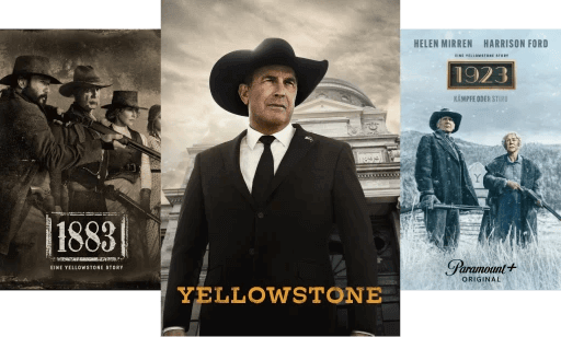 Aktuelle Yellowstone Inhalte bei Paramount+