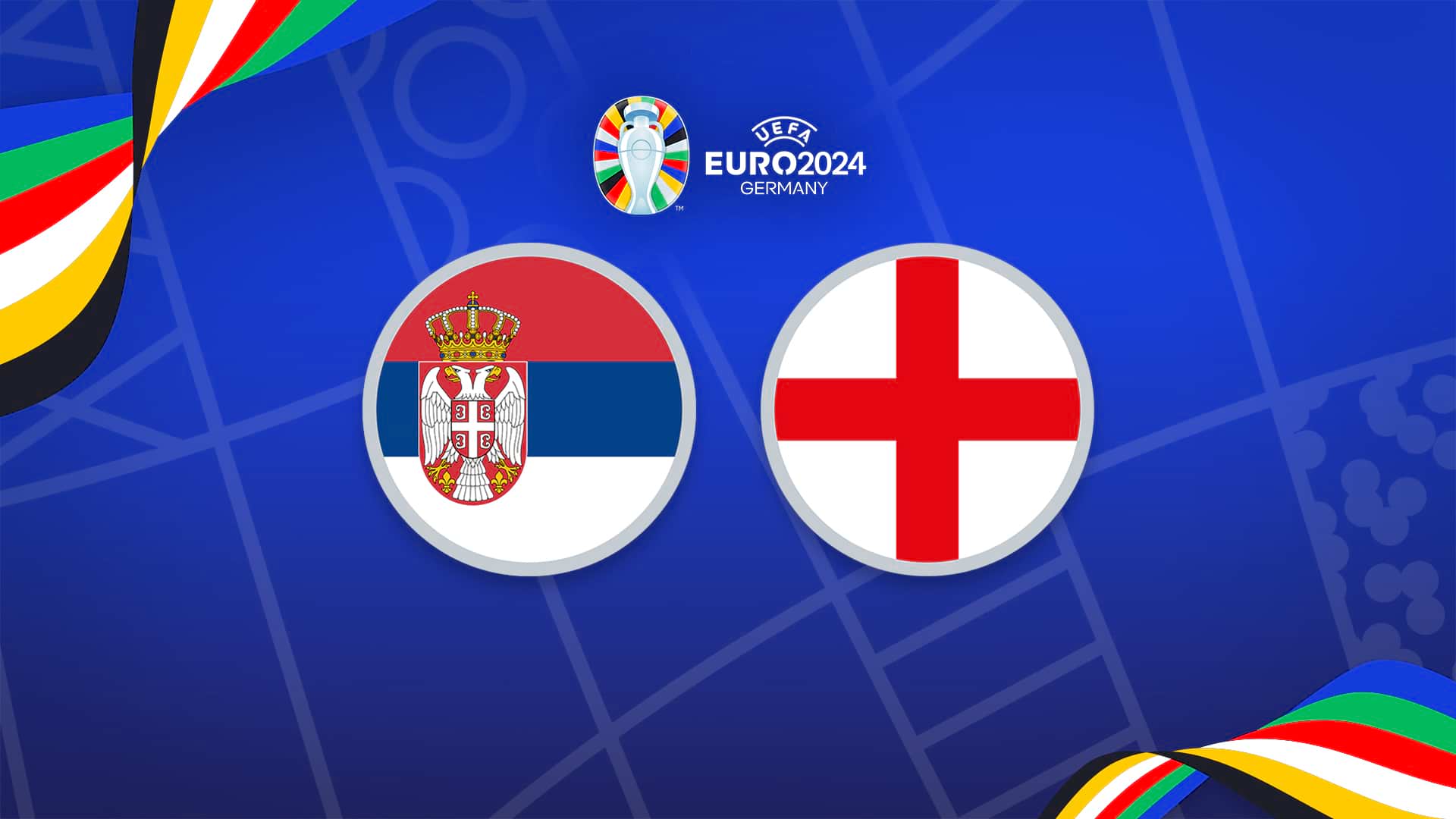 EURO 2024 bei MagentaTV erleben. Serbien gegen England 16.06.