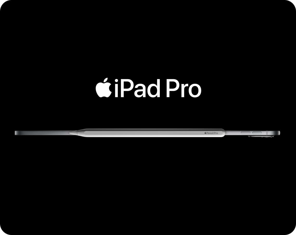 Ein iPad Pro Pro von der Seite