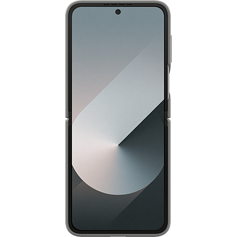 Samsung Silikon Case Galaxy Z Flip6 - grau 99935619 hinten