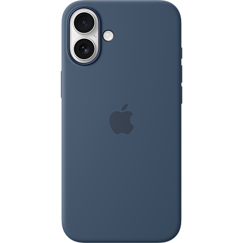 Apple Silikon Case iPhone 16 Plus - denim 99935966 hero
