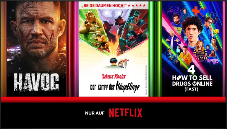 Serien und Filme Poster: Trigger Warning, Bridgerton, Ultraman. Nur auf Netflix