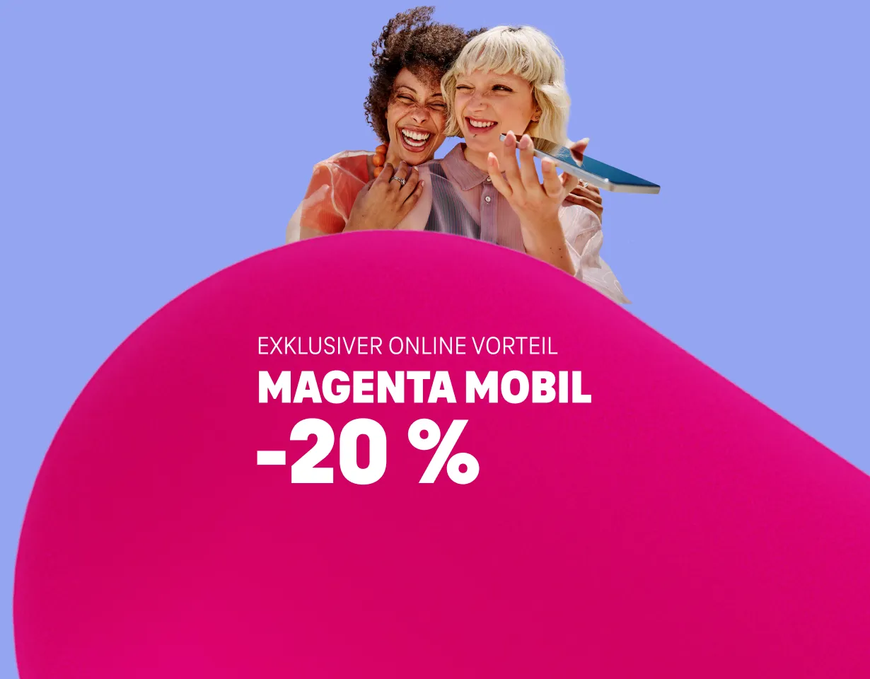 20% Online Vorteil auf MagentaMobil Tarife