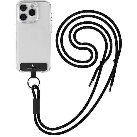 agood universale Handykette - schwarz 99935581 seitlich