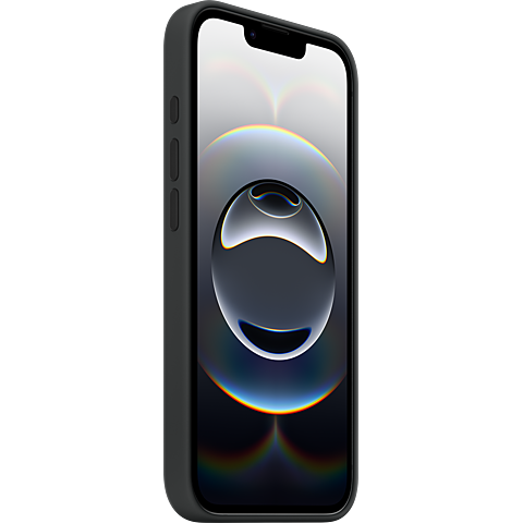  Apple Silikon Case iPhone 16e - schwarz 99936345 seitlich