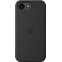  Apple Silikon Case iPhone 16e - schwarz 99936345 vorne thumb