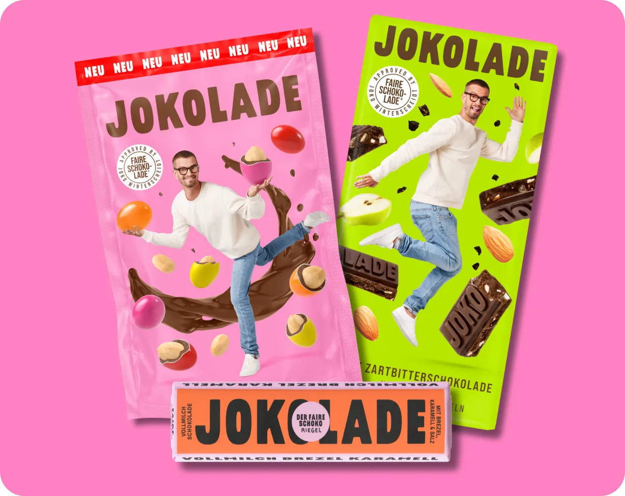 Süße Überraschung - JOKOLADE Peanuts geschenkt