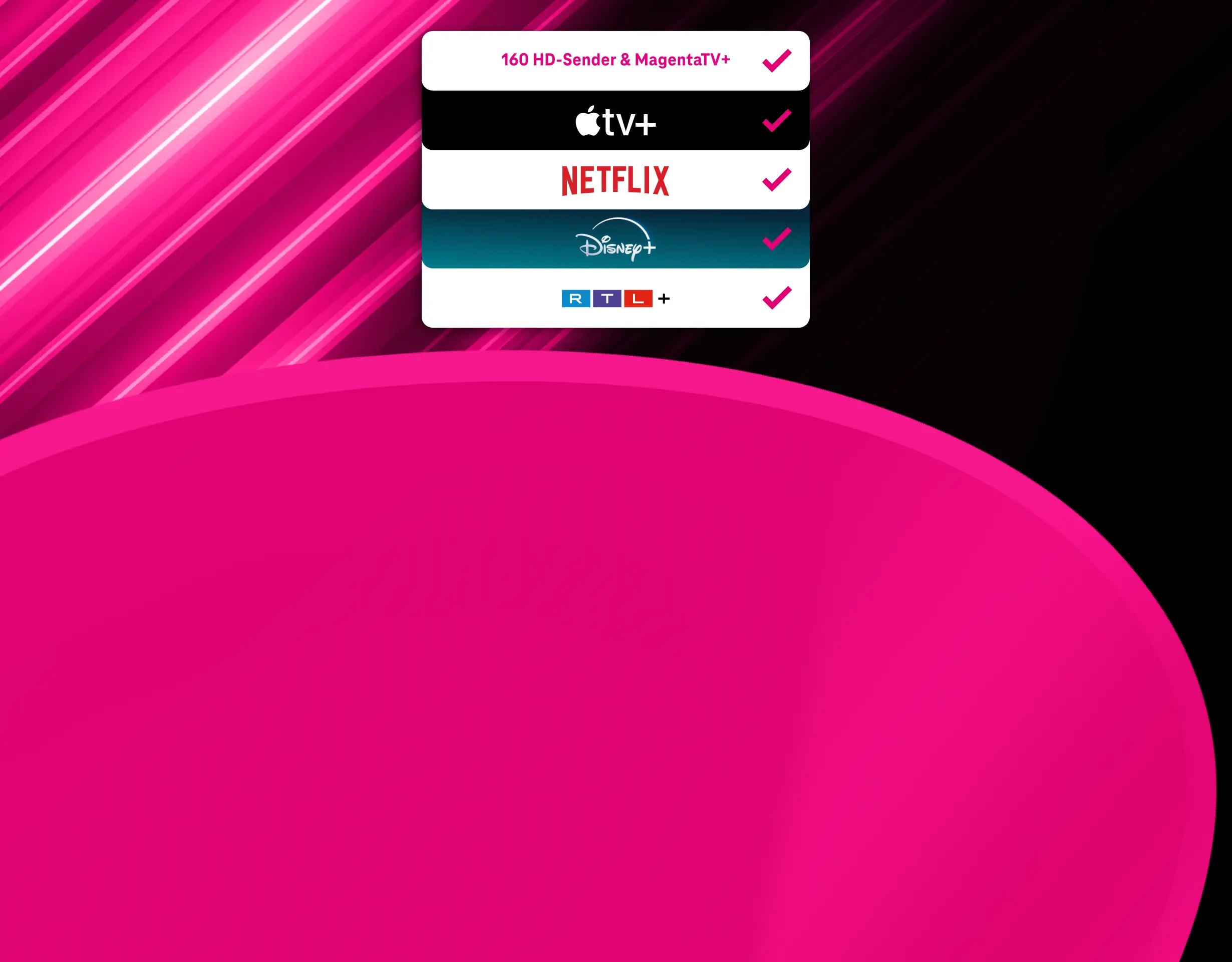 MagentaTV MegaStream inkl. MagentaTV One