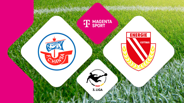 3. Liga: FC Hansa Rostock vs. FC Energie Cottbus
