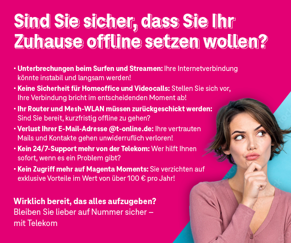 Bleiben & sparen: Ihr persönliches Vorteilsangebot unter 0800 33 01032
