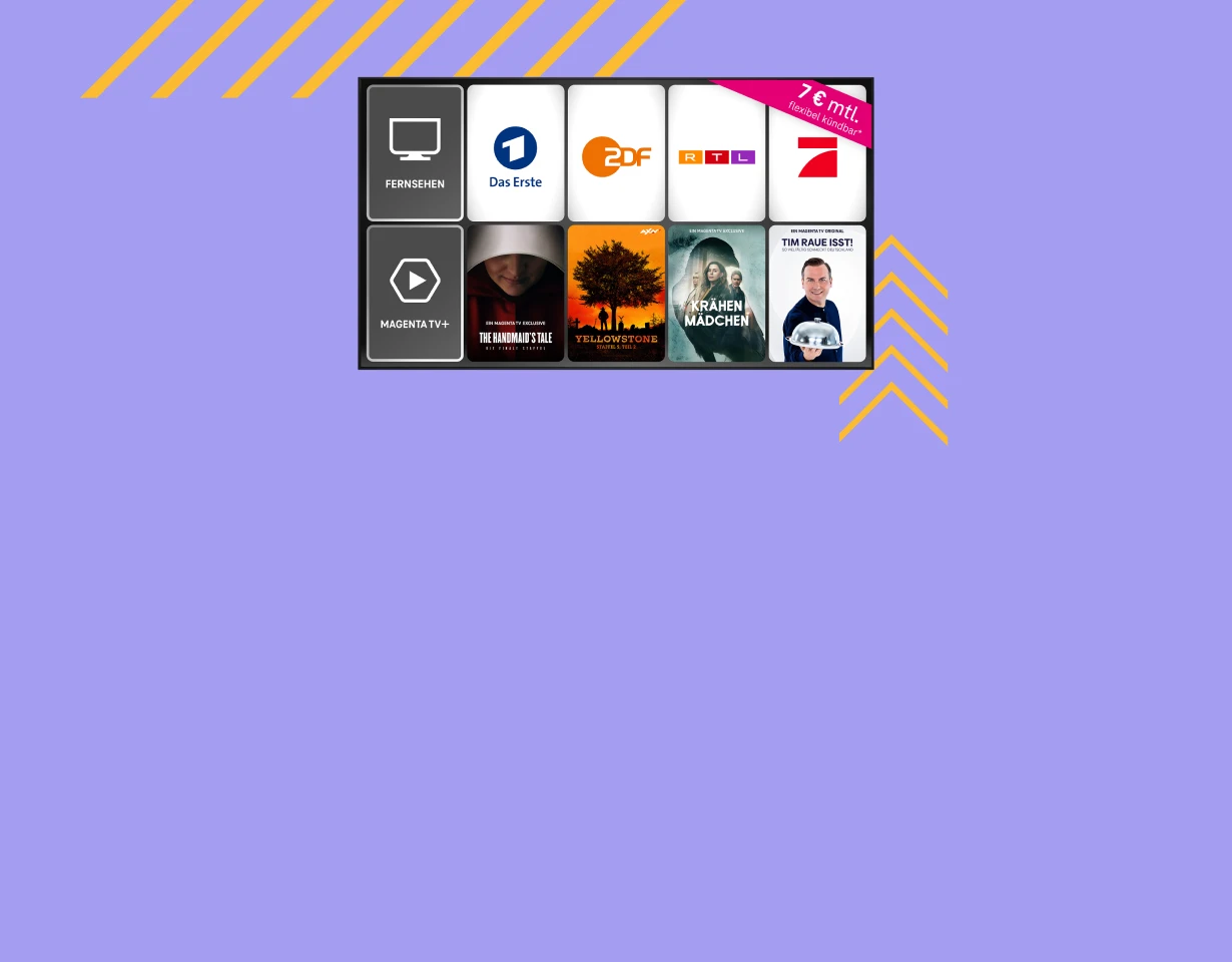 MagentaTV Flex dauerhaft für 7 €