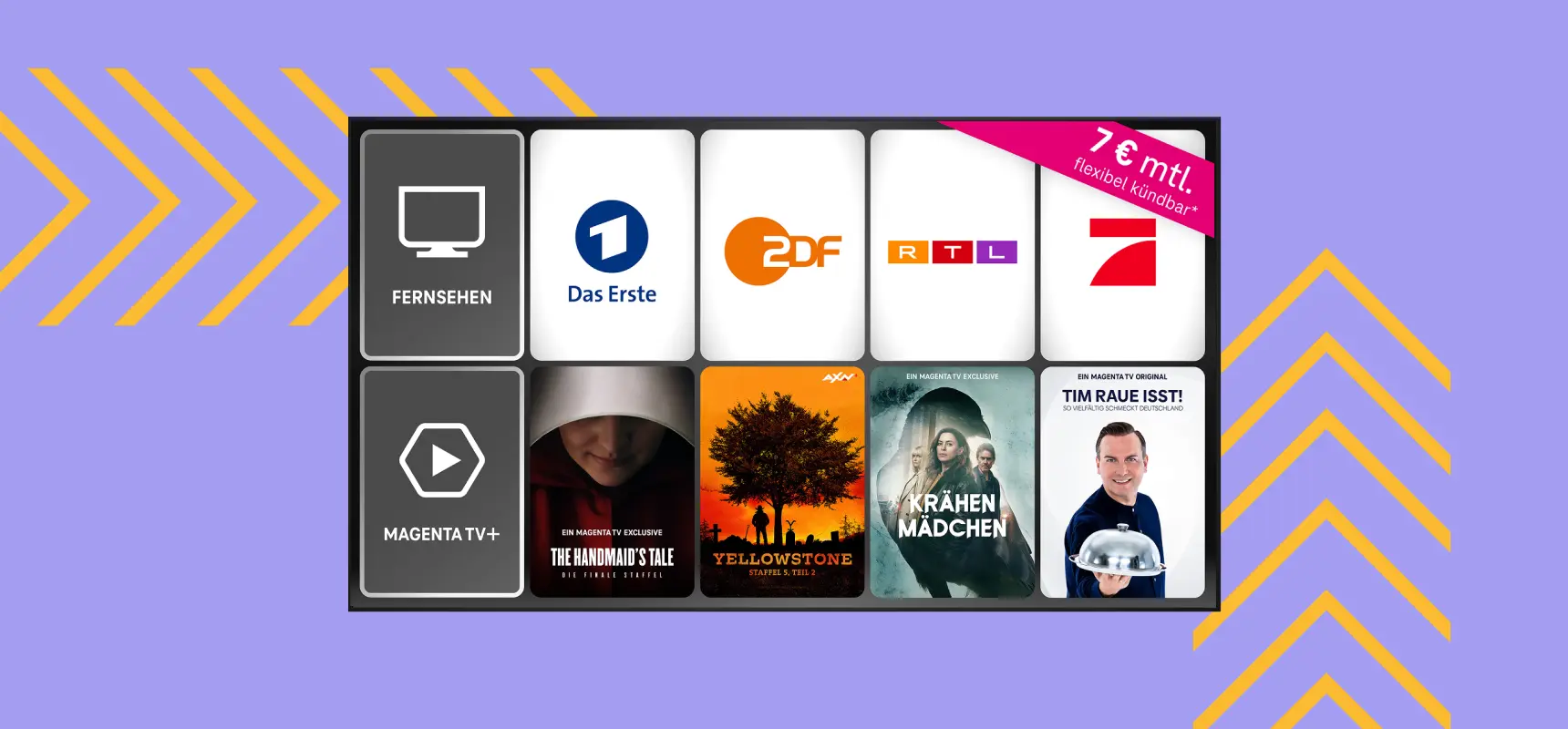 MagentaTV Streaming Interface