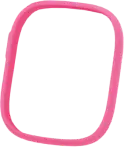 Rosa Rahmen eine Kinderuhr