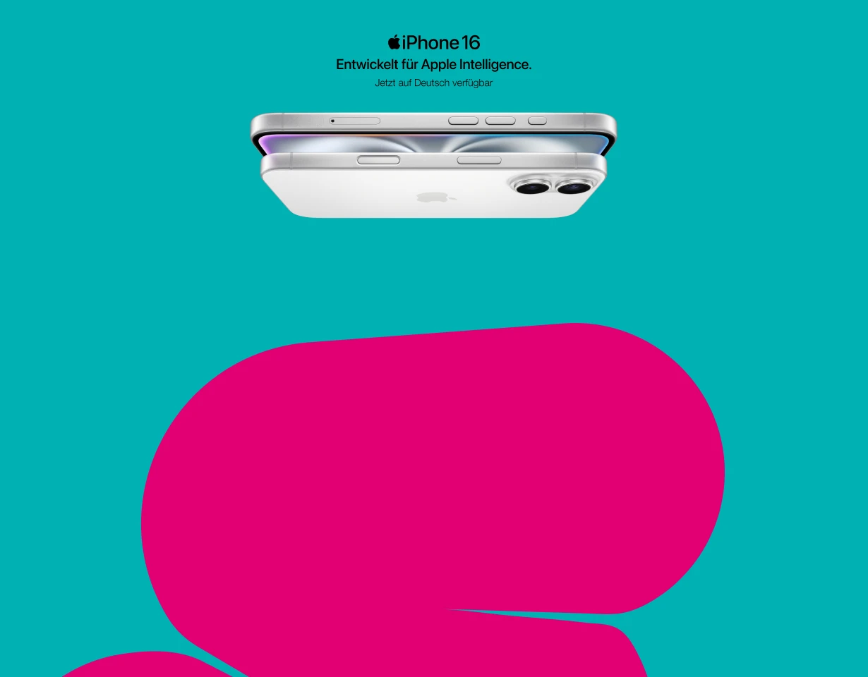 iPhone 16 im besten Netz zum Geburtstagspreis