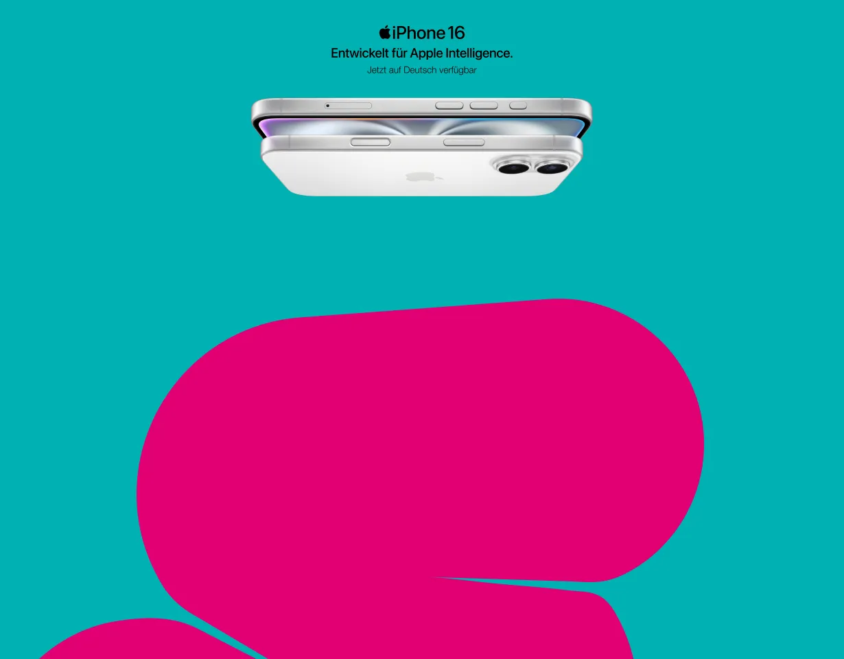 Apple iPhone 16 - Entwickelt für Apple Intelligence. Jetzt auf Deutsch verfügbar.