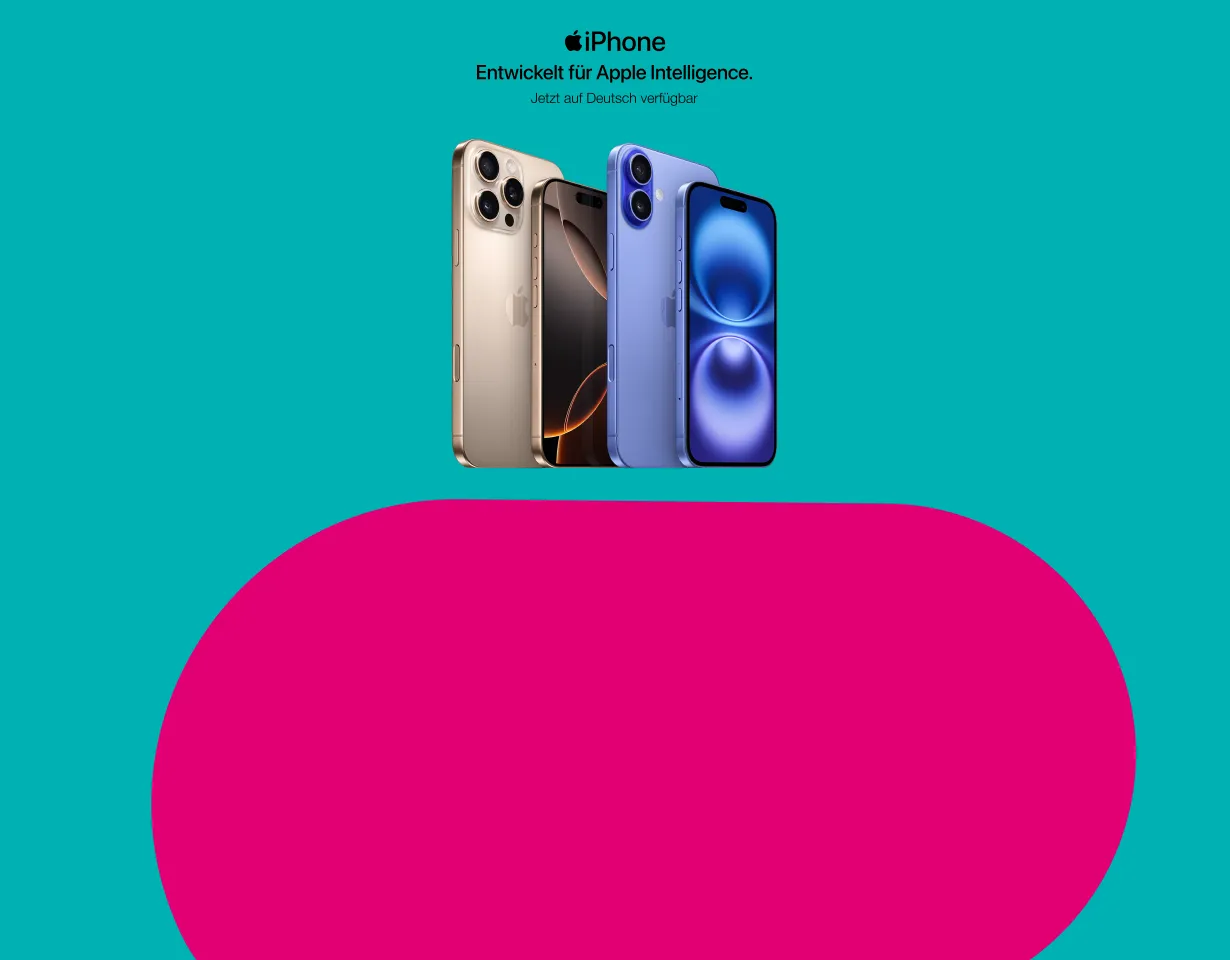 Apple iPhone 16 - Entwickelt für Apple Intelligence. Jetzt auf Deutsch verfügbar.