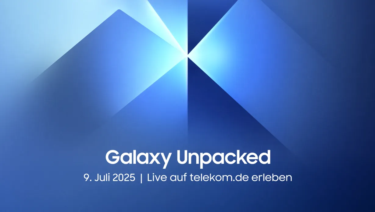 Das Galaxy Unpacked Event am 09. Juli 2025 live auf telekom.de erleben.