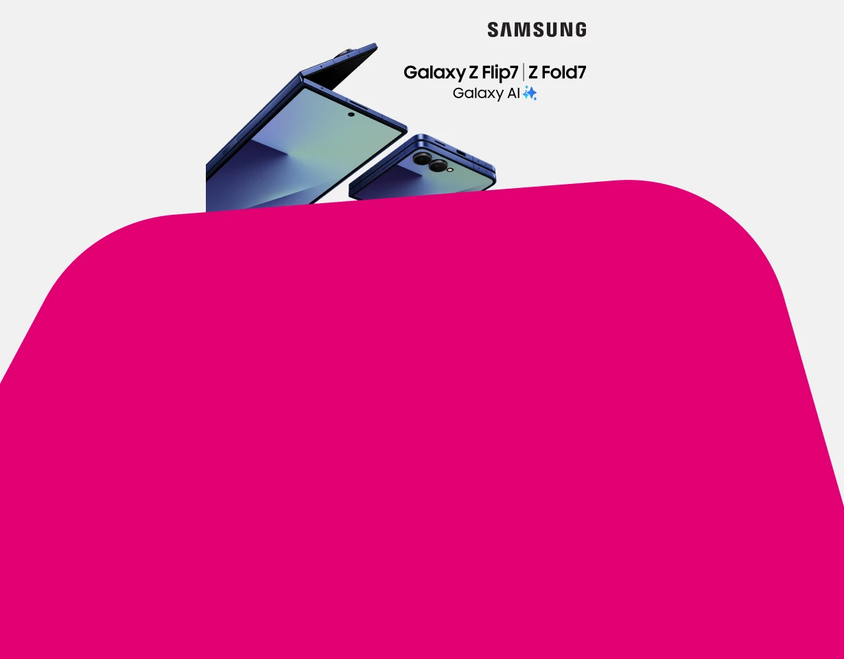 Samsung Galaxy Z Flip7 und Z Fold7 mit Galaxy AI und Speicher-Upgrade-Angebot.