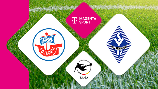 3. Liga: FC Hansa Rostock vs. SV Waldhof Mannheim